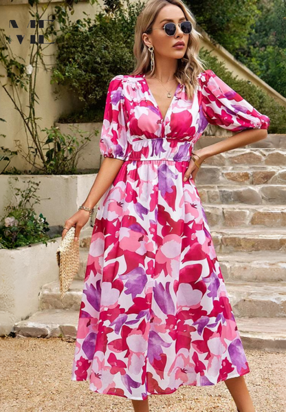 Flore – Elegante vestido floral