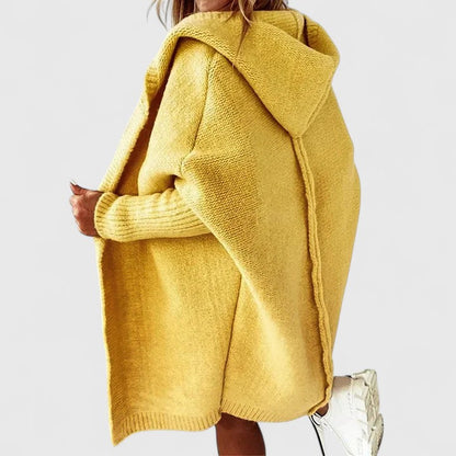 Jacqueline - Cárdigan con capucha casual con estilo