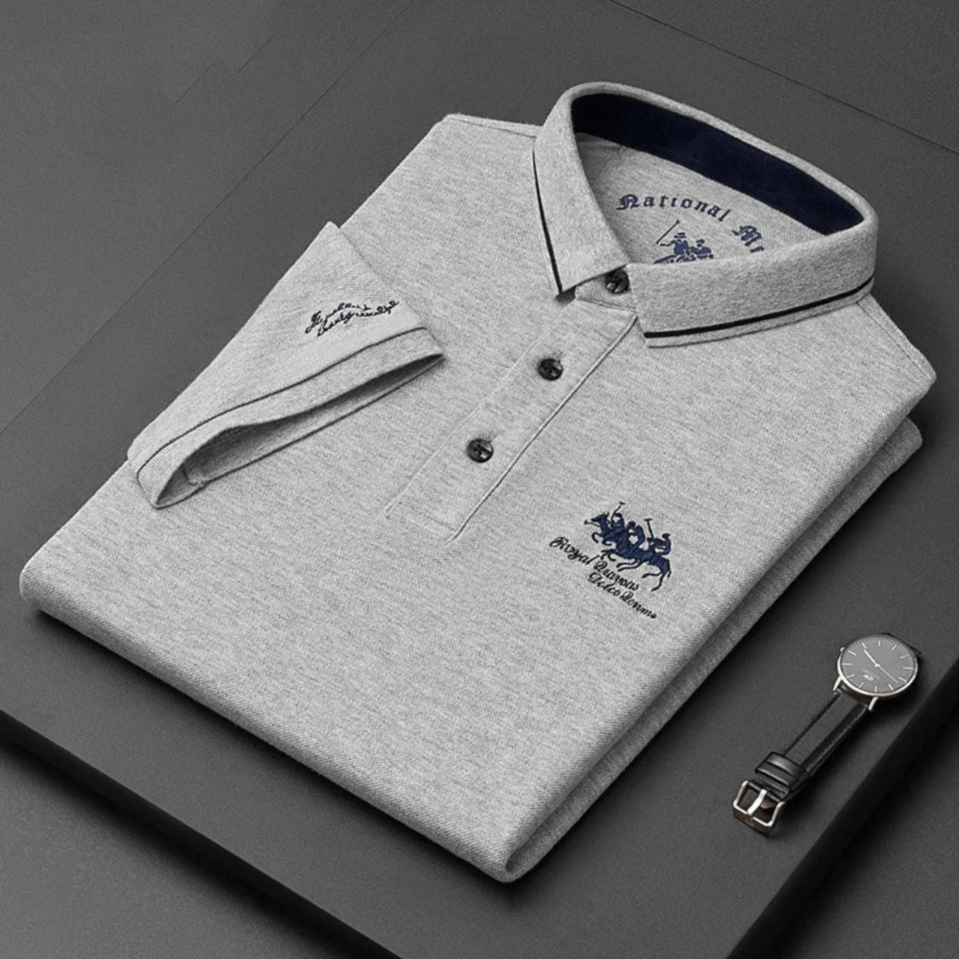 Crispin - Camisa tipo polo casual con estilo