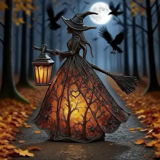 Linterna de Bruja de Halloween