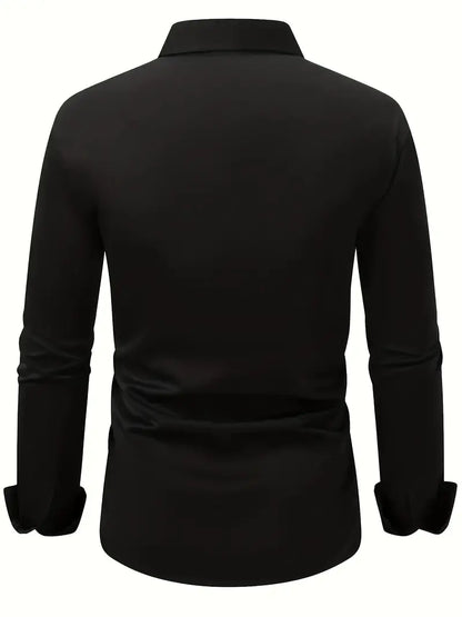 Larry - Camisa de manga larga casual elegante