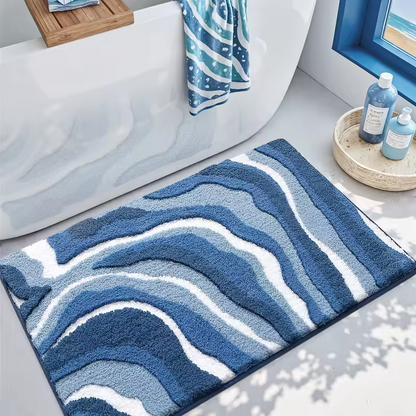 Tapete de Baño Acolchado Absorbente de Agua