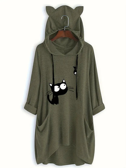 Elidi - Sudadera con capucha elegante y casual