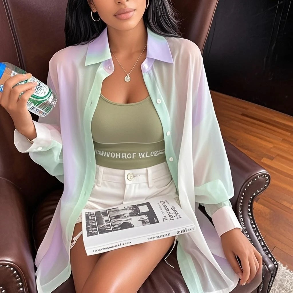 Eudoxia - Blusa casual con estilo