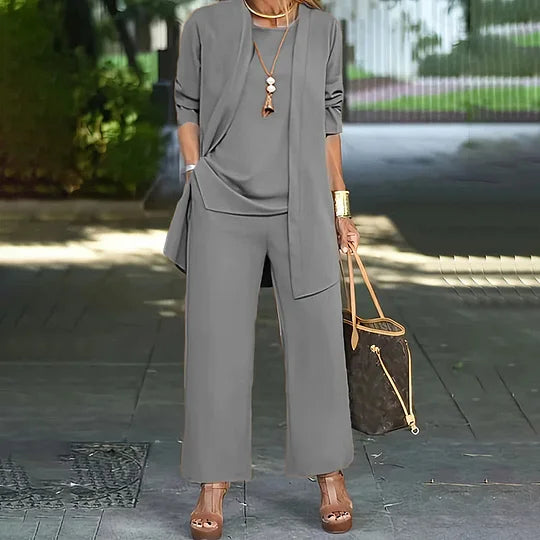 Liriel - Conjunto de Tres Piezas Casual Estiloso