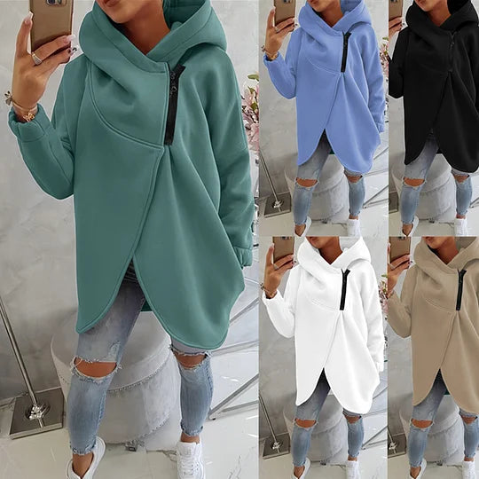 Tahlia - Abrigo con Capucha Casual Estiloso