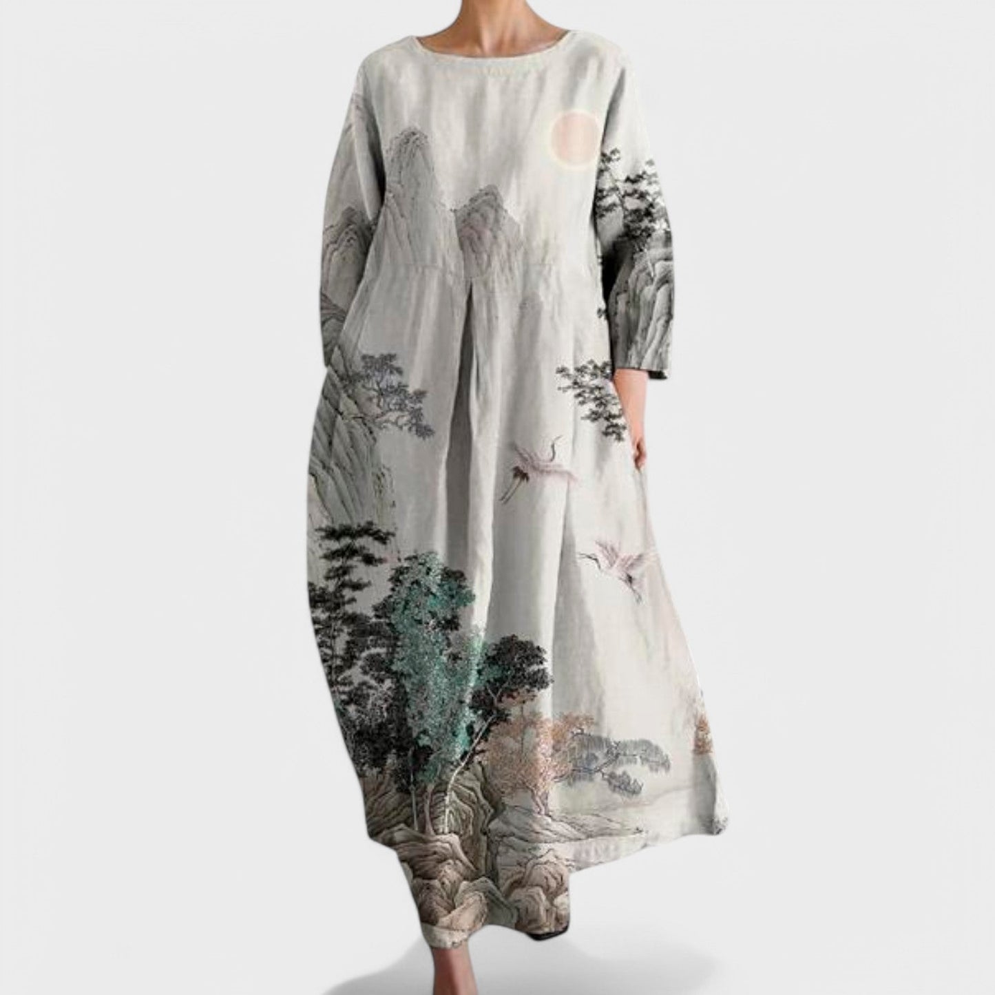 Gwenda - Vestido con escote en V casual elegante