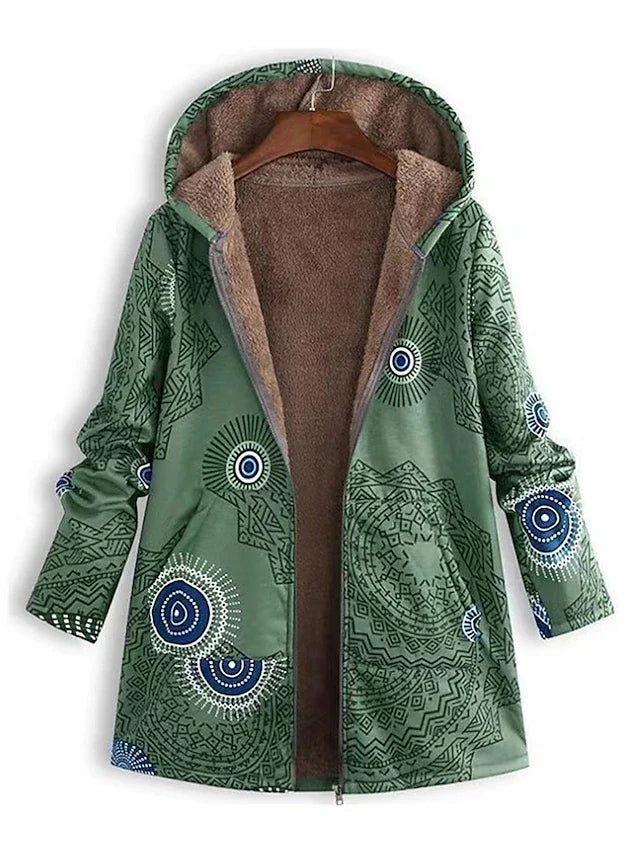 Ciri - Abrigo con capucha casual con estilo