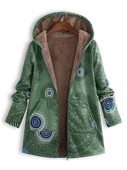 Ciri - Abrigo con capucha casual con estilo