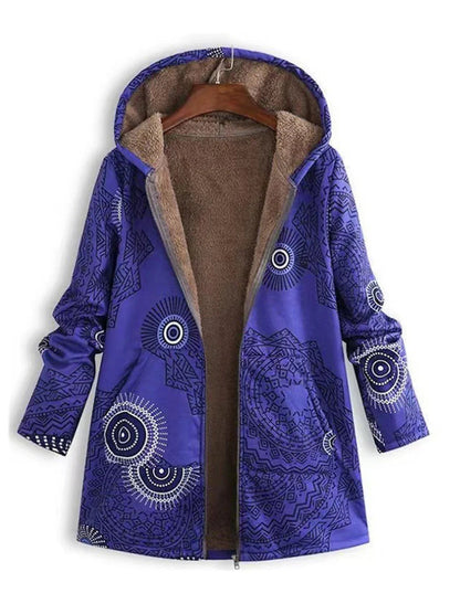 Ciri - Abrigo con capucha casual con estilo