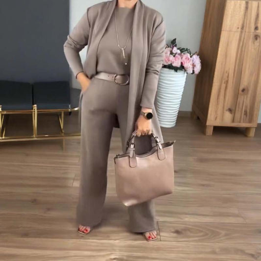 Charmaine - Conjunto de Tres Piezas Casual Elegante